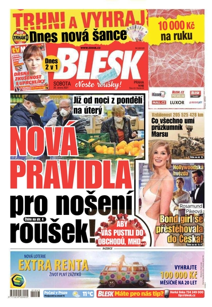 E-magazín Blesk - 20.2.2021 - CZECH NEWS CENTER a. s.