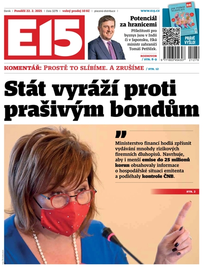 E-magazín E15 - 22.2.2021 - CZECH NEWS CENTER a. s.