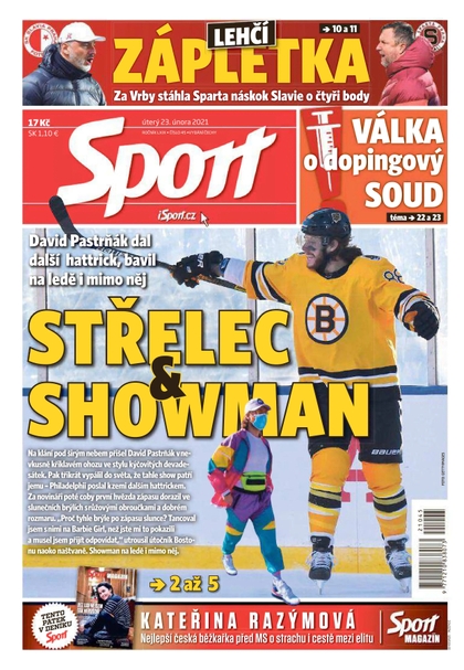 E-magazín Sport - 23.2.2021 - CZECH NEWS CENTER a. s.