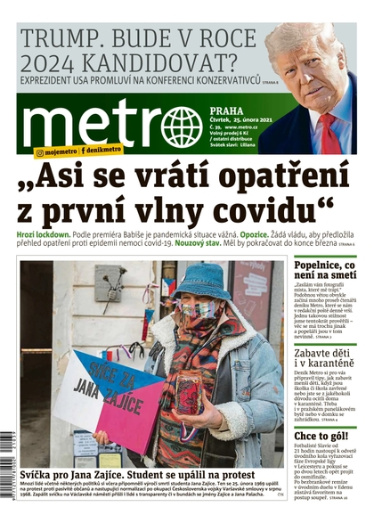 E-magazín METRO - 25.2.2021 - MAFRA, a.s.