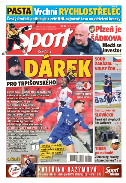 E-magazín Sport - 25.2.2021 - CZECH NEWS CENTER a. s.