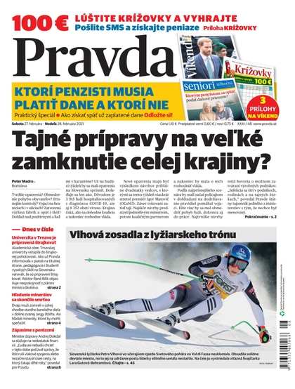 E-magazín Dennik Pravda 27. 2. 2021 - OUR MEDIA SR a. s.