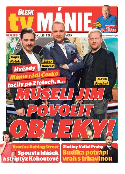 E-magazín Blesk Tv manie - 27.2.2021 - CZECH NEWS CENTER a. s.