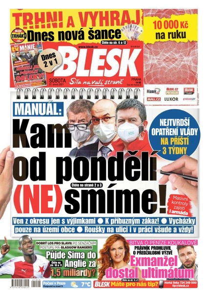 E-magazín Blesk - 27.2.2021 - CZECH NEWS CENTER a. s.
