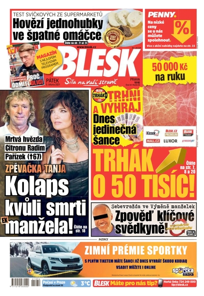 E-magazín Blesk - 5.3.2021 - CZECH NEWS CENTER a. s.