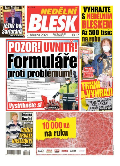 E-magazín Nedělní Blesk - 7.3.2021 - CZECH NEWS CENTER a. s.