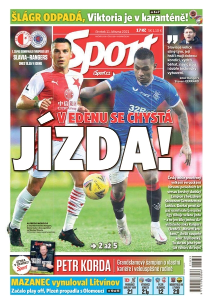 E-magazín Sport - 11.3.2021 - CZECH NEWS CENTER a. s.