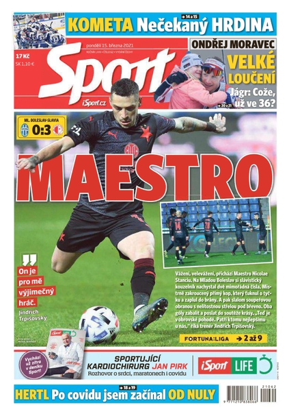 E-magazín Sport - 15.3.2021 - CZECH NEWS CENTER a. s.