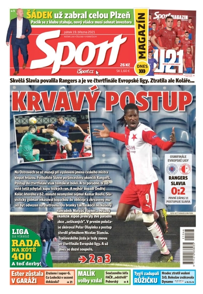 E-magazín Sport - 19.3.2021 - CZECH NEWS CENTER a. s.