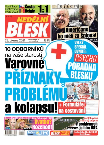 E-magazín Nedělní Blesk - 28.3.2021 - CZECH NEWS CENTER a. s.