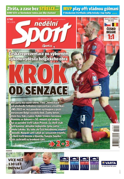E-magazín Nedělní Sport - 28.3.2021 - CZECH NEWS CENTER a. s.