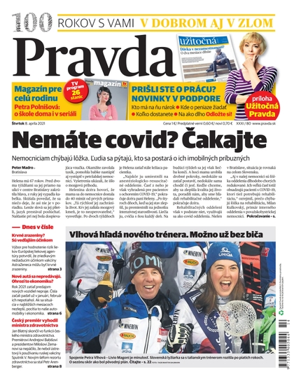 E-magazín Denník Pravda 8. 4. 2021 - OUR MEDIA SR a. s.