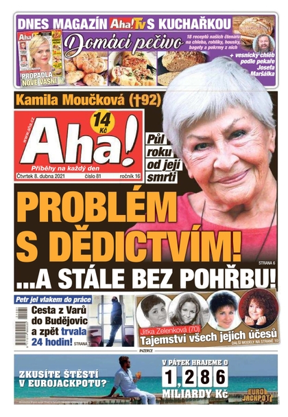 E-magazín AHA! - 8.4.2021 - CZECH NEWS CENTER a. s.