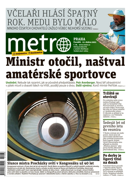E-magazín METRO - 12.4.2021 - MAFRA, a.s.