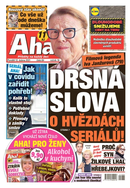 E-magazín AHA! - 12.4.2021 - CZECH NEWS CENTER a. s.