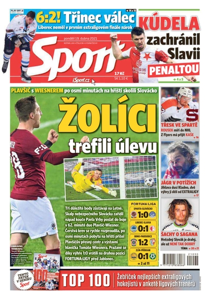 E-magazín Sport - 19.4.2021 - CZECH NEWS CENTER a. s.