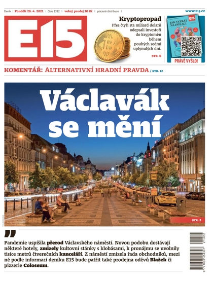 E-magazín E15 - 26.4.2021 - CZECH NEWS CENTER a. s.