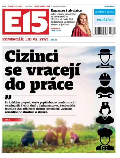 E-magazín E15 - 27.4.2021 - CZECH NEWS CENTER a. s.