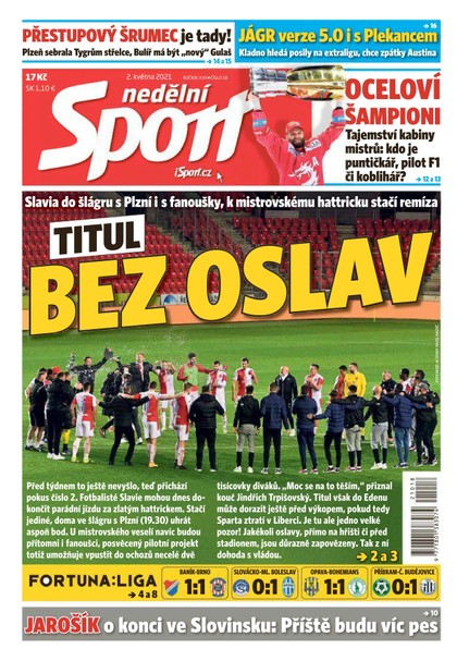 E-magazín Nedělní Sport - 2.5.2021 - CZECH NEWS CENTER a. s.