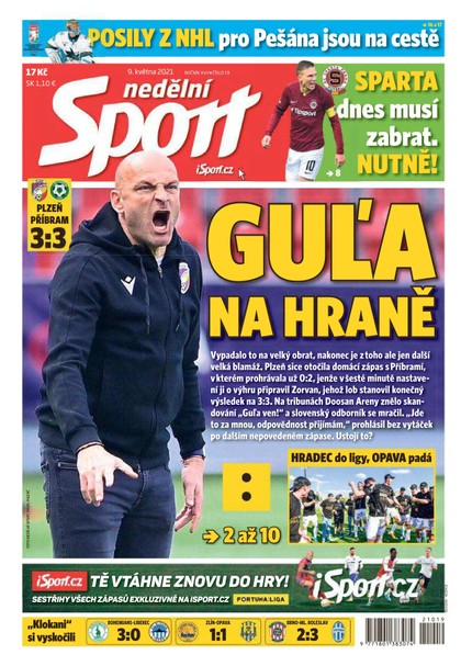 E-magazín Nedělní Sport - 9.5.2021 - CZECH NEWS CENTER a. s.