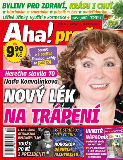 E-magazín AHA! pro ženy - 19/2021 - CZECH NEWS CENTER a. s.