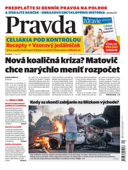 E-magazín Denník Pravda 17. 5. 2021 - OUR MEDIA SR a. s.