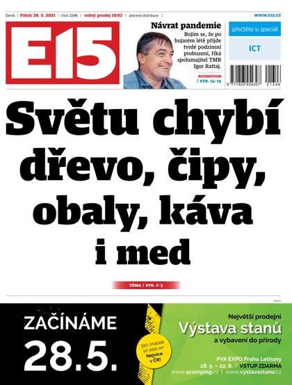 E-magazín E15 - 28.5.2021 - CZECH NEWS CENTER a. s.