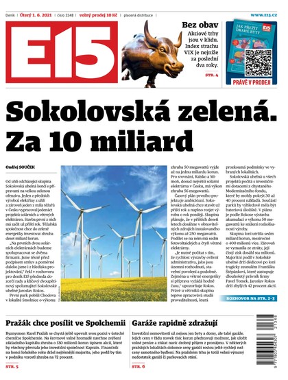 E-magazín E15 - 1.6.2021 - CZECH NEWS CENTER a. s.