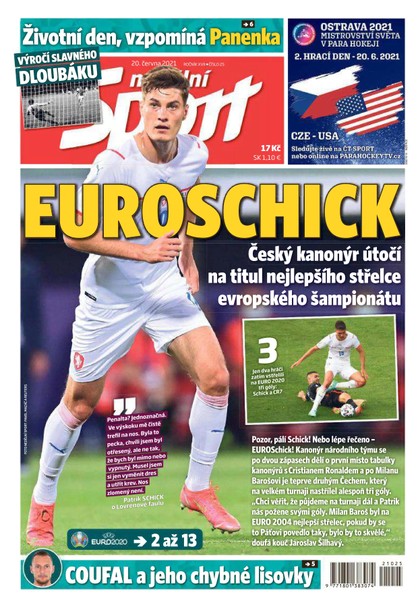 E-magazín Nedělní Sport - 20.6.2021 - CZECH NEWS CENTER a. s.