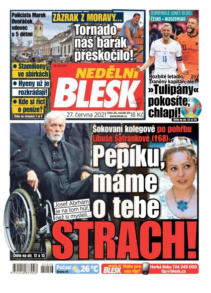 E-magazín Nedělní Blesk - 27.6.2021 - CZECH NEWS CENTER a. s.