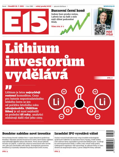 E-magazín E15 - 19.7.2021 - CZECH NEWS CENTER a. s.