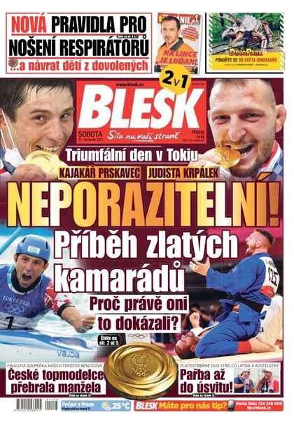 E-magazín Blesk - 31.7.2021 - CZECH NEWS CENTER a. s.