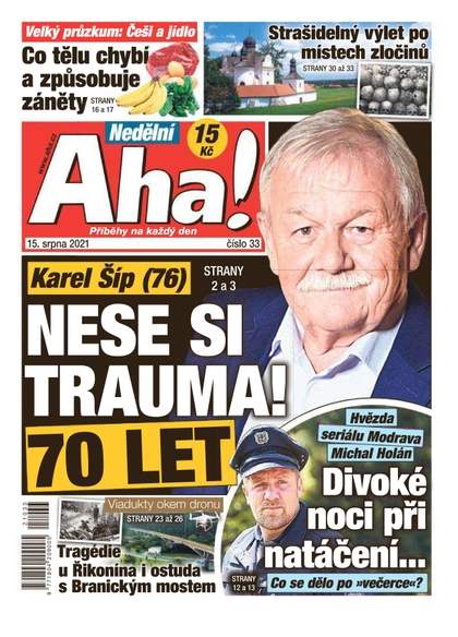 E-magazín Nedělní AHA! - 15.8.2021 - CZECH NEWS CENTER a. s.