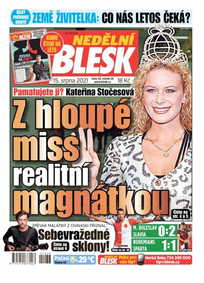 E-magazín Nedělní Blesk - 15.8.2021 - CZECH NEWS CENTER a. s.