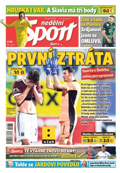 E-magazín Nedělní Sport - 15.8.2021 - CZECH NEWS CENTER a. s.