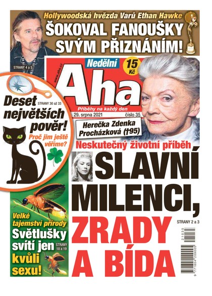 E-magazín Nedělní AHA! - 29.8.2021 - CZECH NEWS CENTER a. s.