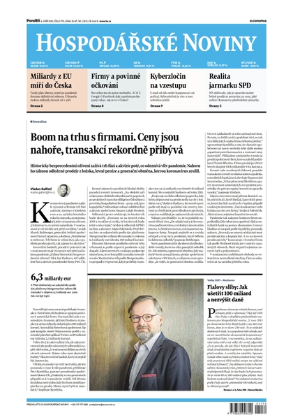 E-magazín HN 172 - 06.09.2021 - Economia, a.s.