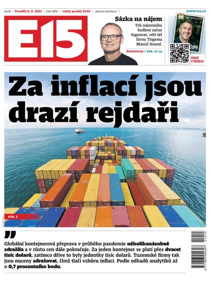 E-magazín E15 - 6.9.2021 - CZECH NEWS CENTER a. s.