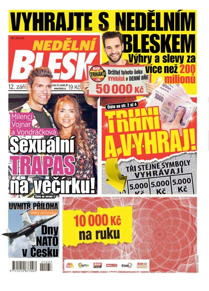 E-magazín Nedělní Blesk - 12.9.2021 - CZECH NEWS CENTER a. s.