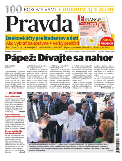 E-magazín Denník Pravda 14. 9. 2021 - OUR MEDIA SR a. s.