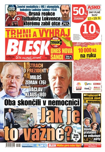 E-magazín Blesk - 15.9.2021 - CZECH NEWS CENTER a. s.