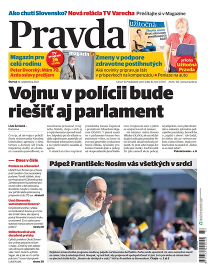 E-magazín Denník Pravda 16. 9. 2021 - OUR MEDIA SR a. s.