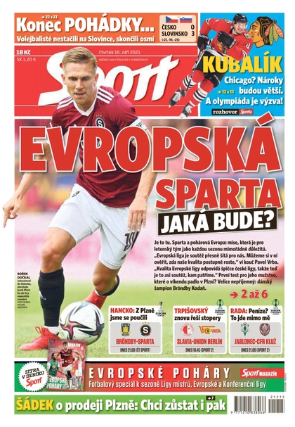 E-magazín Sport - 16.9.2021 - CZECH NEWS CENTER a. s.