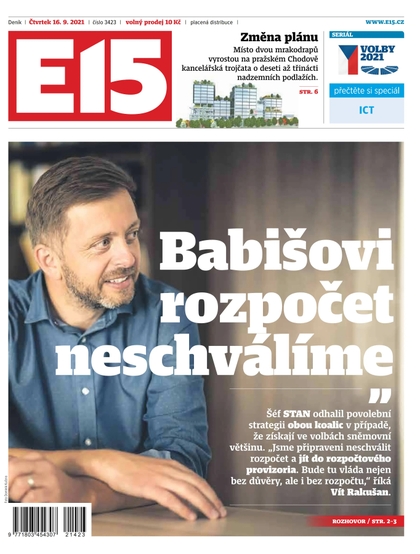 E-magazín E15 - 16.9.2021 - CZECH NEWS CENTER a. s.