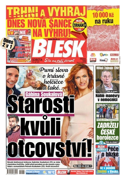 E-magazín Blesk - 18.9.2021 - CZECH NEWS CENTER a. s.