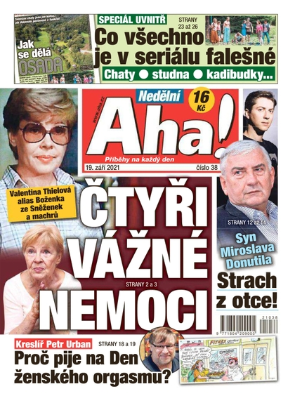 E-magazín Nedělní AHA! - 19.9.2021 - CZECH NEWS CENTER a. s.