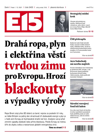 E-magazín E15 - 1.10.2021 - CZECH NEWS CENTER a. s.