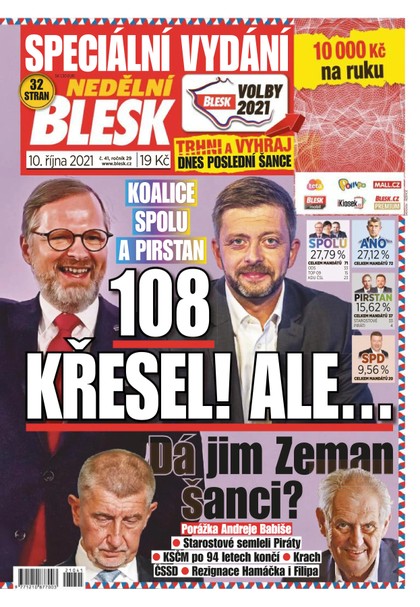 E-magazín Nedělní Blesk - 10.10.2021 - CZECH NEWS CENTER a. s.