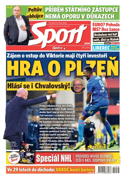 E-magazín Sport - 14.10.2021 - CZECH NEWS CENTER a. s.