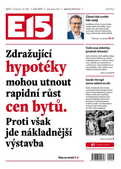 E-magazín E15 - 21.10.2021 - CZECH NEWS CENTER a. s.